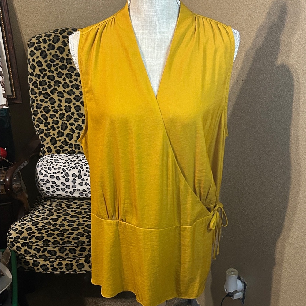 Banana Republic Mustard Yellow Top